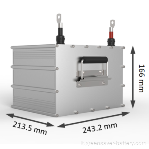 Batteria al litio 12V75AH con 5000 cicli di vita